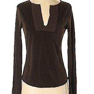 J. Crew brown v-neck